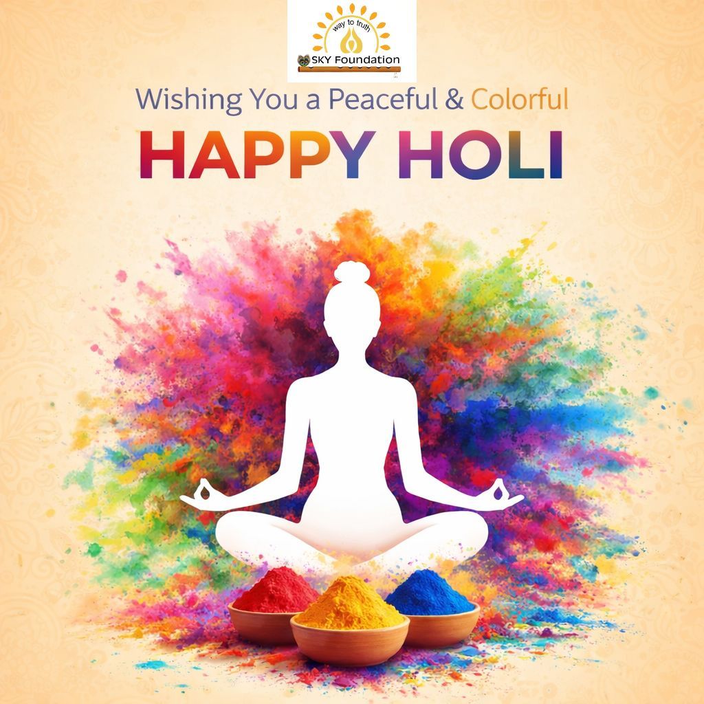 krishnayoga2017's tweet photo. Sky Yoga Foundation wishes you a vibrant and soul-nourishing Holi. May every color remind you to breathe deeper, live lighter, and celebrate life with awareness and joy.  

#SkyYogaFoundation
#HappyHoli
#CelebrateWithMindfulness
#YogaForLife
#ColorYourSoul https://t.co/hlhhOii3Cf