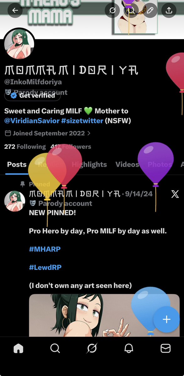 InkoMilfdoriya's tweet photo. Woah balloons! https://t.co/dWOLIBBDnY