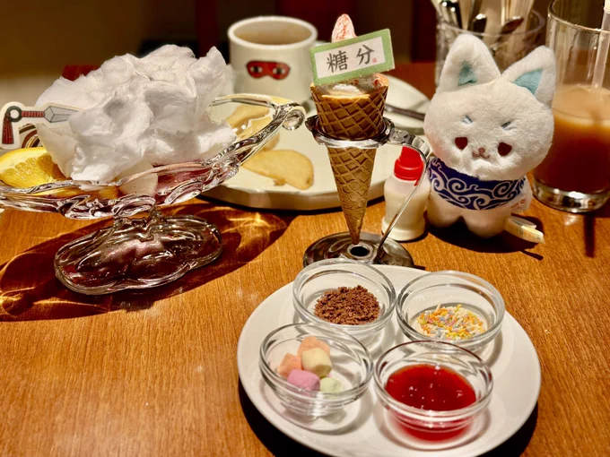 今日も刺激強めランチしたミニモ マヨボトルは持って帰れないよ? 「キュッ…?」