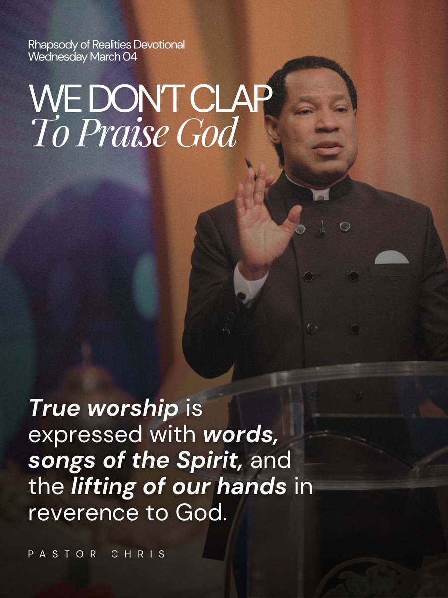 RhapsodyDaily's tweet photo. Let my prayer be set forth before thee as incense; and the lifting up of my hands as the evening sacrifice (Psalm 141:2)
#ClappingIsNotPraise https://t.co/m5GbToEljv