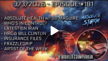 Richard74702651's tweet image. Absolute Storm: Ep181 03-03-2026 #AbsoluteStorm #Ep181 #IranUpdates #WhosInControl #ClintonFiles #Frazzledrip #PatriotNews

darkness2light.net/index.php/en/?…
