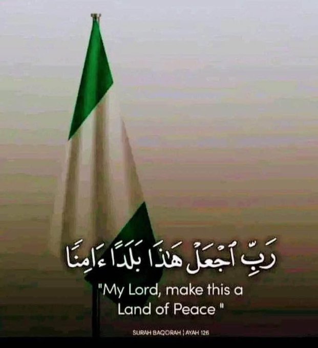 My Lord! Make this Land Nigeria 🇳🇬 Of Peace...

God Bless Nigeria 🇳🇬