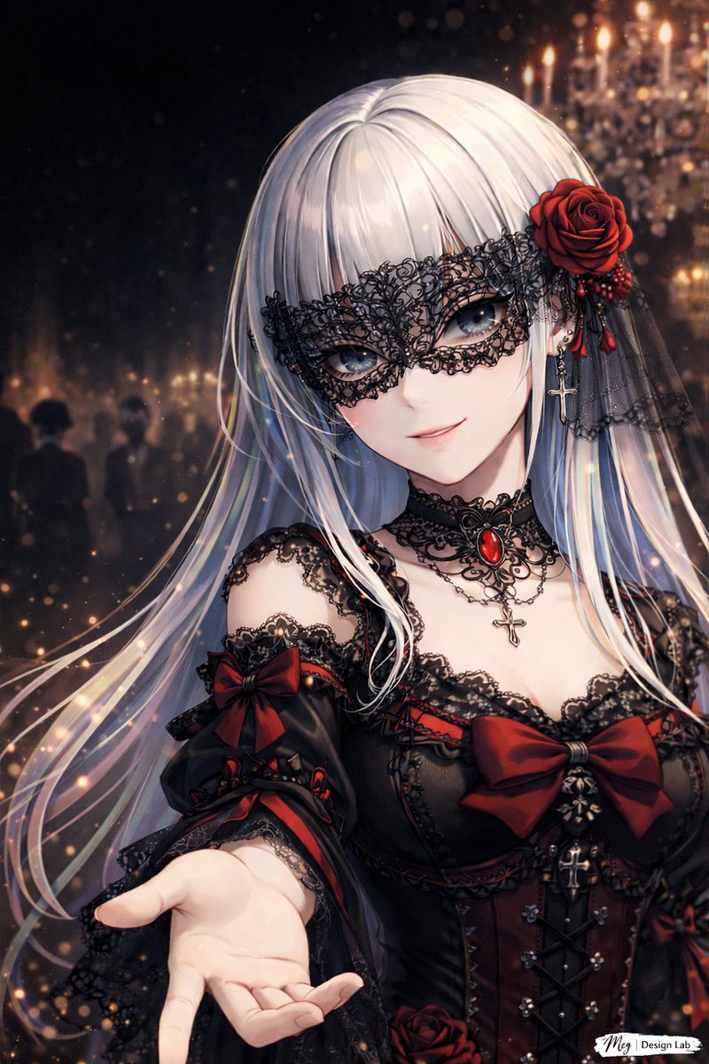 AI仮面舞踏会 #MegLabAI 参加させて戴きますッ🐻✨ 仮面舞踏会に初参加