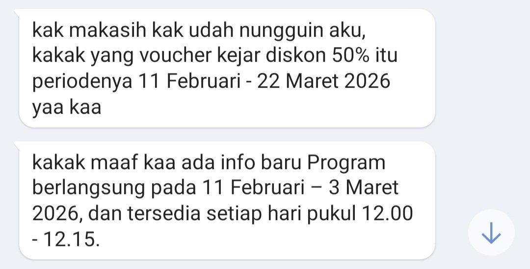 melndrm's tweet photo. voucher kejar diskon 50% bagi pengguna shopee vip udah berakhir kemarin ya

info dari cs https://t.co/TB2Mc2WeOx