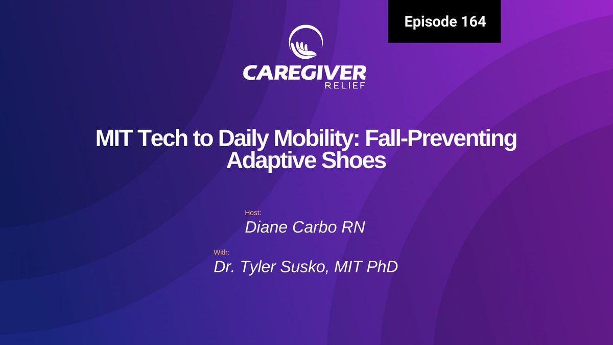 ✨New Episode Alert🎙️ 

Ever feel like your mobility is holding you back? 👣 Whether you are a caregiver supporting a loved one or navigating your own balance challenges, there is a new way to reclaim your rhythm. 👟

caregiverrelief.com/mit-tech-to-da… 

In our latest episode of the