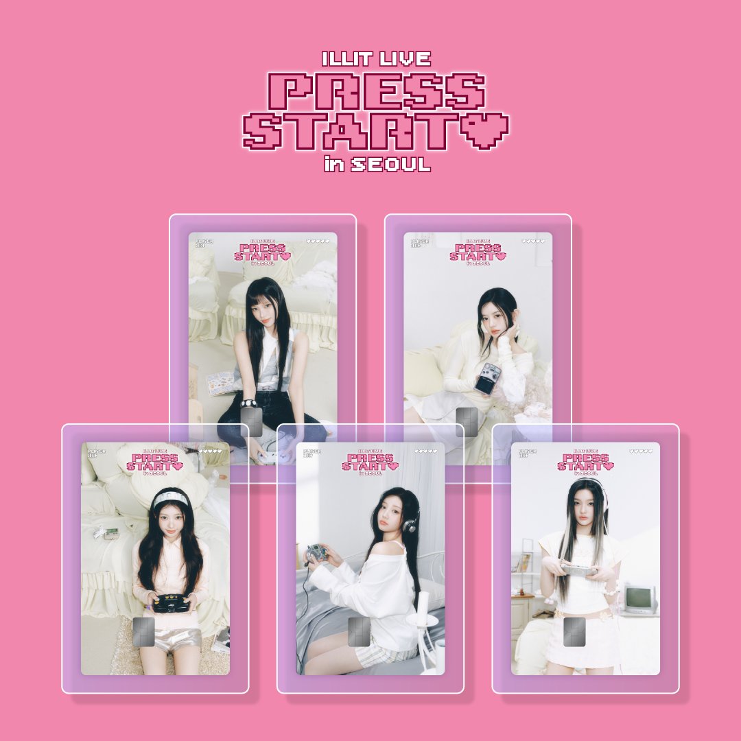 ILLIT LIVE 'PRESS START♥︎' in SEOUL」スペシャルテーマカード発売