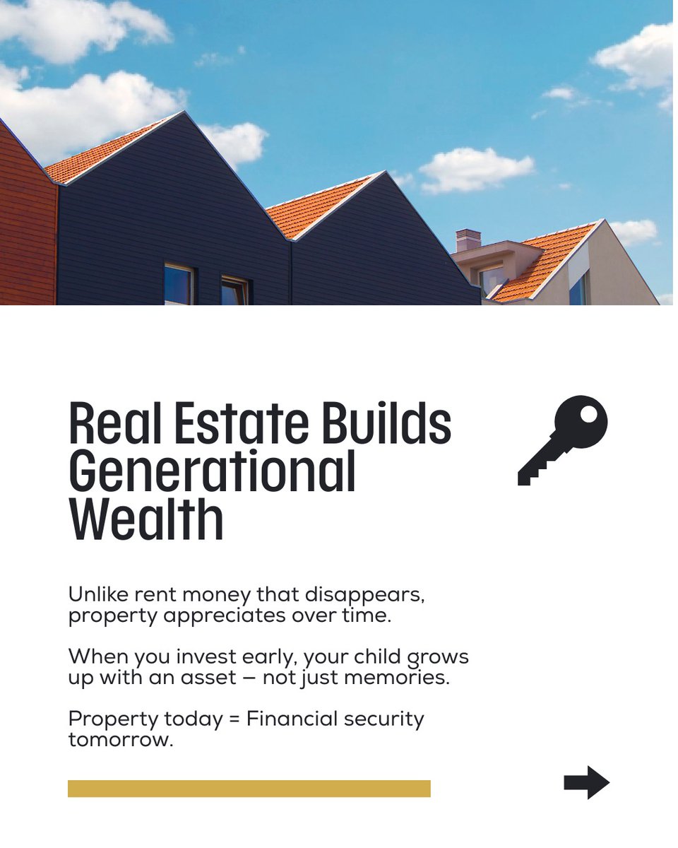 TOPHOMESLIMITED's tweet photo. Start early. Secure their tomorrow today. 
Smart parents don’t just save - they invest in assets that grow.

Give your children a future they’ll thank you for.

Top Homes Limited!
We are where you want to live!!
Your peace of mind is assured!!! https://t.co/qps2hd88ng