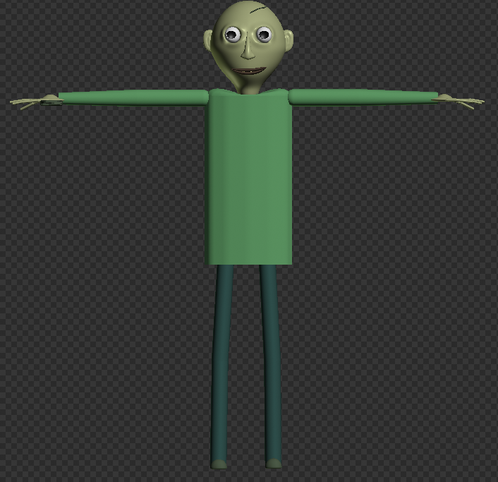 btw i didnt make the model just took the most popular baldi rig on ...