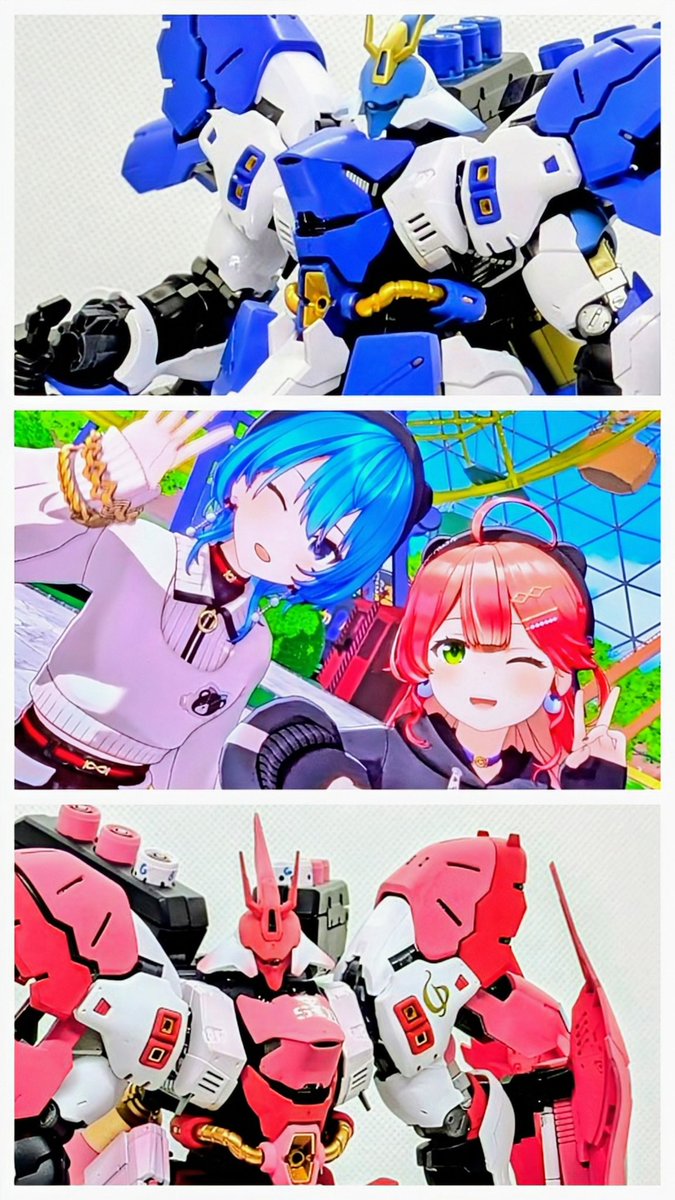 #ホロリスガンプラ部
RGサザビー×みこめっと