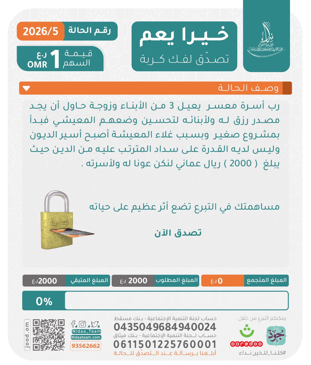 فريق نداء التطوعي tweet media