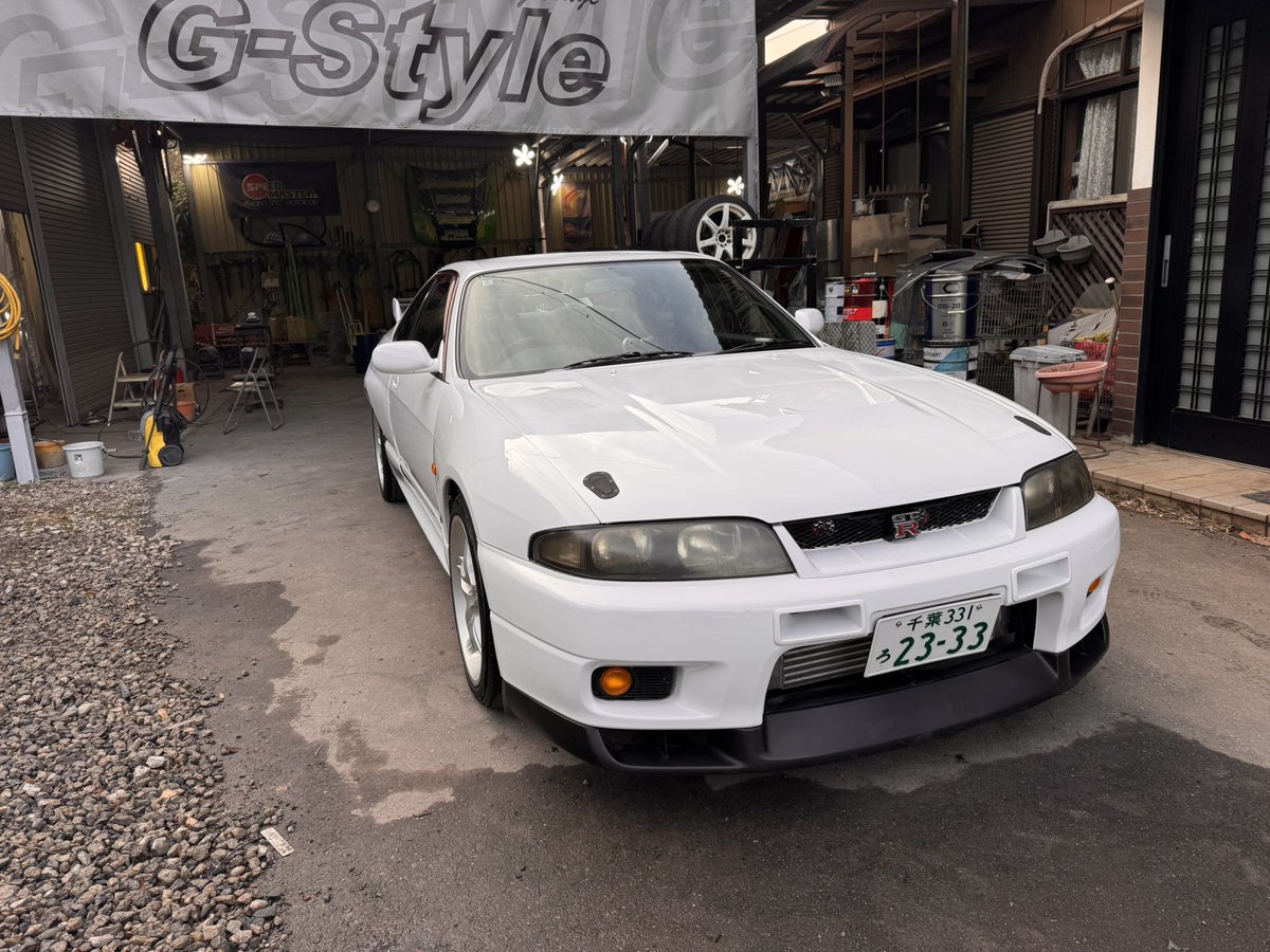 ecr33_pyonpyon's tweet photo. 遅くなりましたが…
オールペン含め仕様変更して戻ってきました！

お忙しい中作業してくださった郡司さんありがとうございました！！
#33の日 #ECR33 #GTRじゃないです https://t.co/9f6JsBV1sW