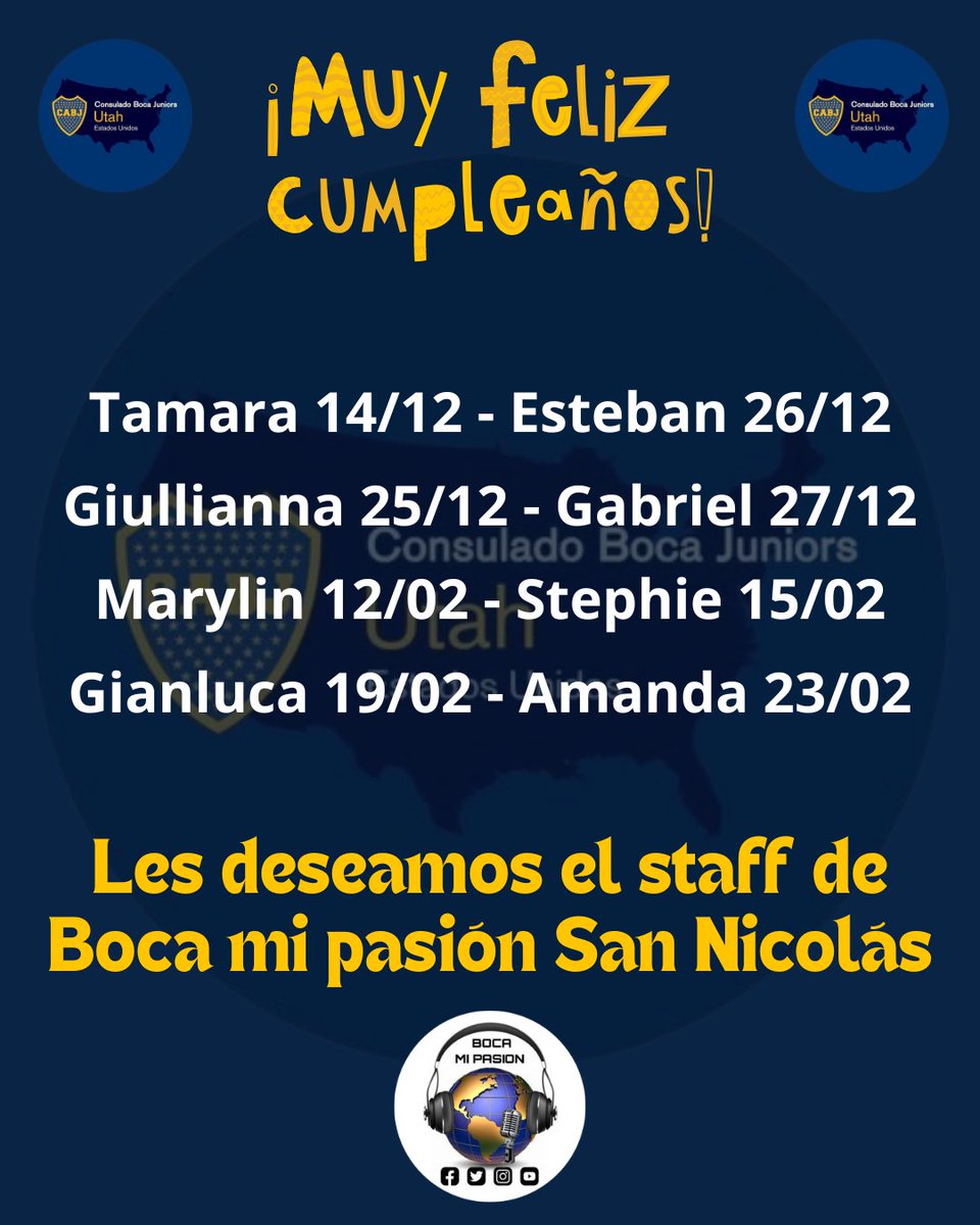 Boca mi pasión San Nicolás | 14 años al aire (@bocamipasionsn) on Twitter photo 