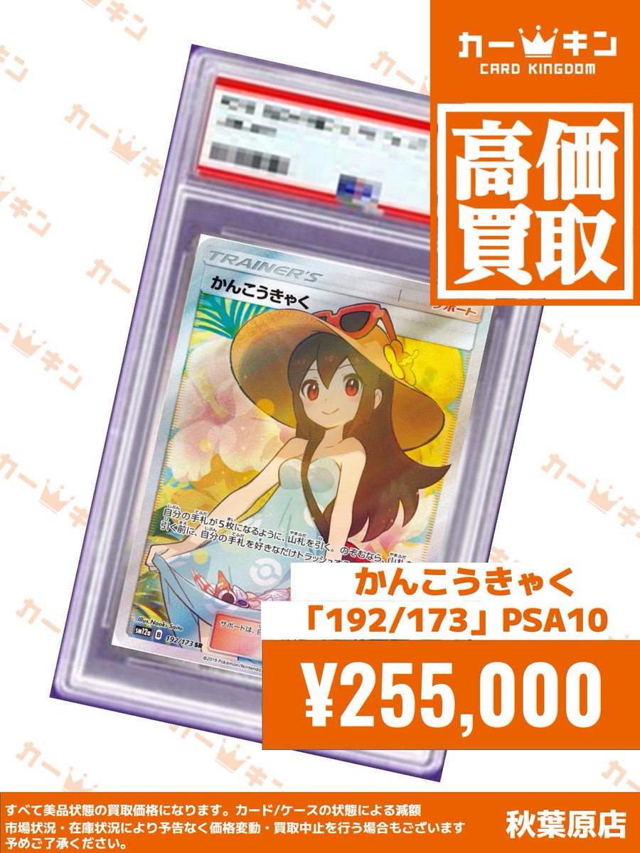 本日限定価格！最安値！【PSA10】かんこうきゃく SR PSA10】かんこうきゃく(SR){サポート}〈192/173〉[SM12a] – 晴れる屋2