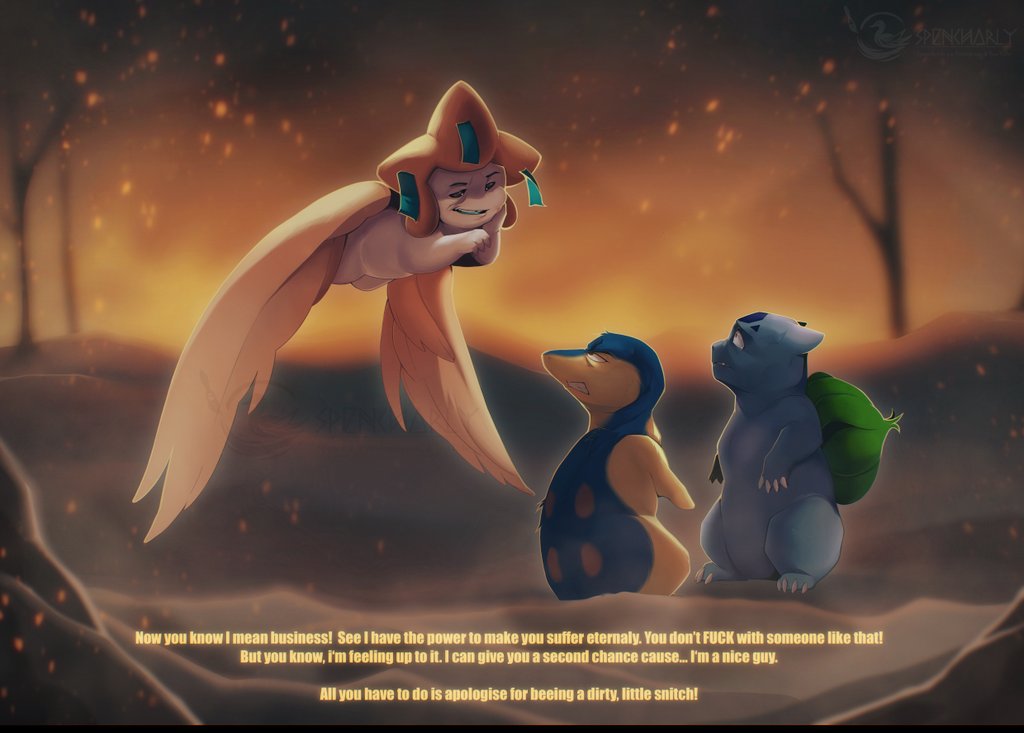 All you have to do is apologise...
(Screenshot Redraw)
.
#pokemonstarters #jirachi #jirachistarters #Movieunleashers #Pokemon #fanart