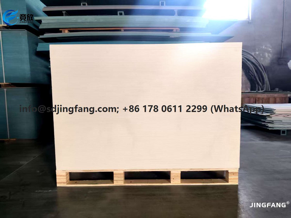 SDJingfang's tweet photo. 10mm Plastic PVC formwork, white color. "Virgin &amp; Pure UPVC "  is the only qualified raw material. It's not the color or density that made your product bend/deform under sunshine, but the unqualified raw material. Check our quality : info@sdjingfang.com; https://t.co/7yxwjfug3z https://t.co/qJtSzasDXo