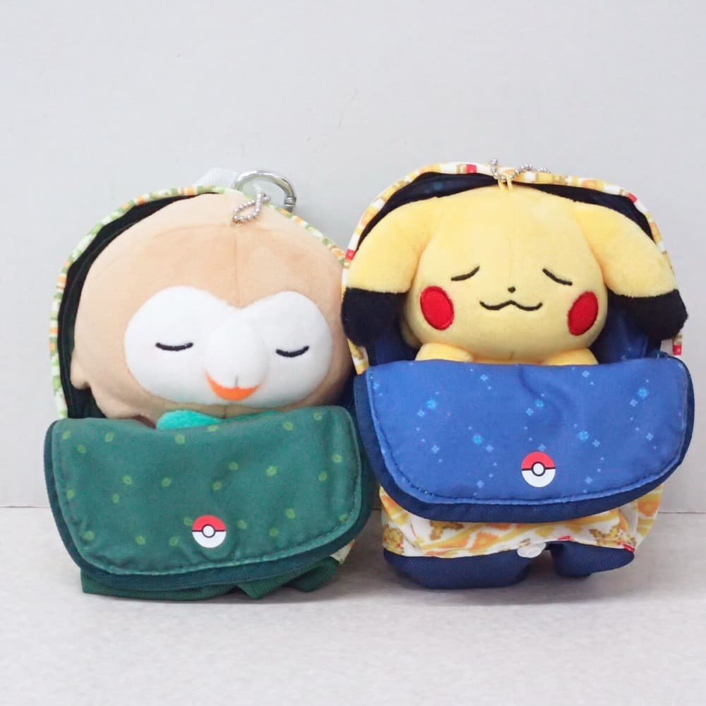 ピカチュウとモクローのリュック型ポーチをお譲りいただきました