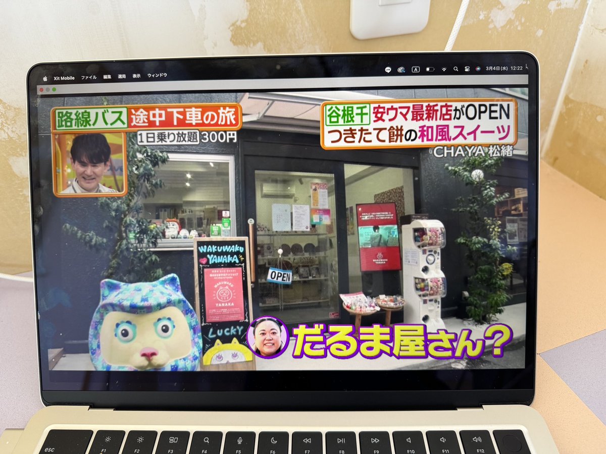 punctumtw's tweet photo. 宇樂・ Little MOCA 微當代文創運営コラボ拠点
東京人気下町谷中にある Wakuwaku Yanaka
お隣さんのお陰でまたテレビにちらりと映りました
《ねこだらけねこだるまブルー》表で出迎い
《ねこだらけねこだるまレッド》は台湾にいますので、作品、レンタルにご興味を持っている方
お問い合わせください https://t.co/n7z7xYL2cn