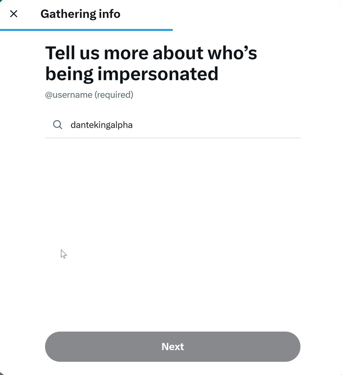 MuscleLover610's tweet photo. @DanteKingAlpha No matter what I do everytime I try to report these things whether I am using a web browser or  the phone app the name I type in never shows up.  I dont know why it does not allow me.  Does anyone else have this problem? https://t.co/dm8bIkebjW