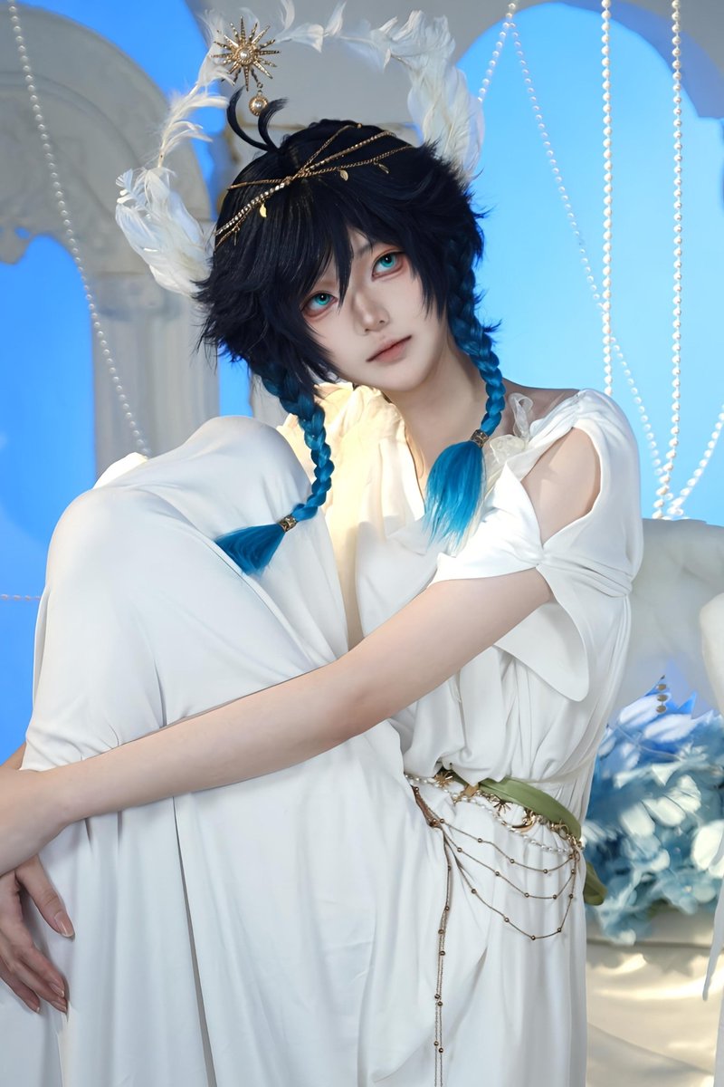 starstarmew's tweet photo. 🍃那就……听凭风引吧#原神 #温迪 #Venti #cosplay https://t.co/LZPgy1Y2I2