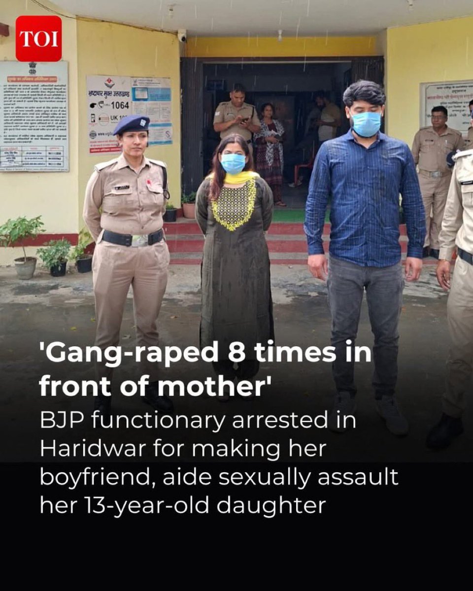 Few were worried about the Epstein files. A mother turned out to be even more cruel than Epstein.

A mother was arrested with her boyfriend Sunit Patel for allegedly letting her own 13-year-old daughter be gang-raped by his friends while she stood there and watched.
Some monsters