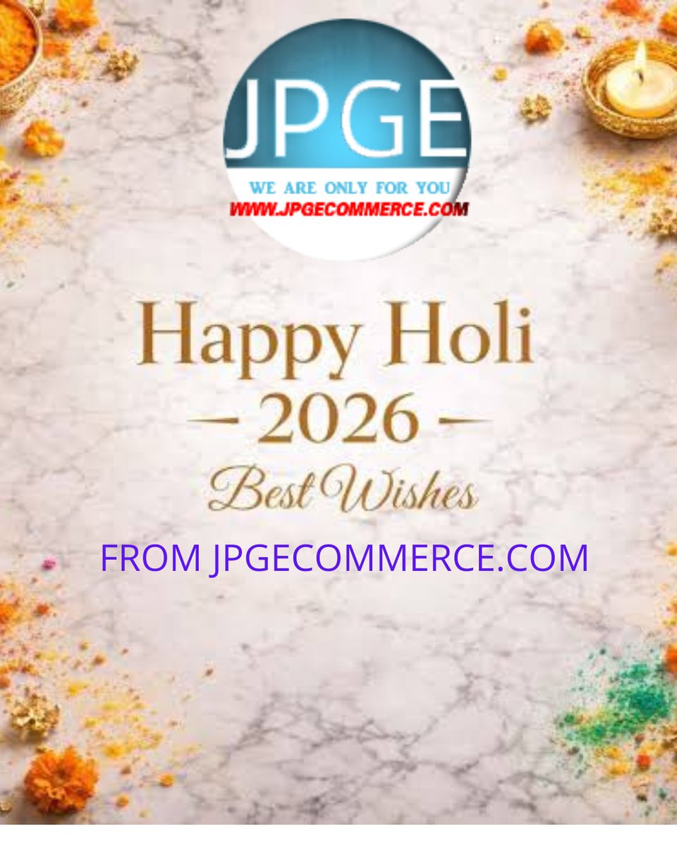 jpgecommerce's tweet image. HAPPY HOLI 2026 FROM JPGECOMMERCE.COM
jpgecommerce.com/index.php?rout…
FROM #JPGECOMMERCE #COM #holika #holi #festivecollection #happy #holidayfun 
 #DhurandharTheRevenge