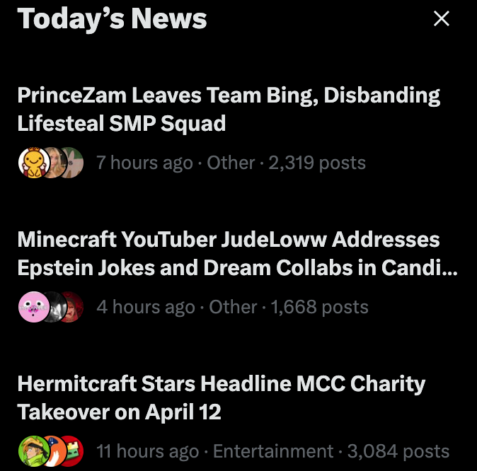FishswiminPiss's tweet photo. im crying why is all of the news mcyt 😭😭 https://t.co/Tkq7soAYzL