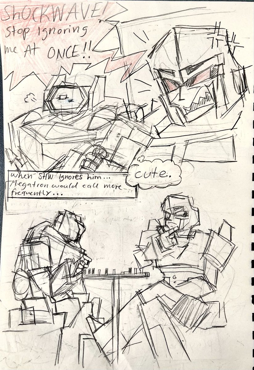 Zurkton's tweet photo. #Megashock doodles part 3: calculated
:
#Transformers #Megatron #Shockwave https://t.co/hoF0uBbTLJ