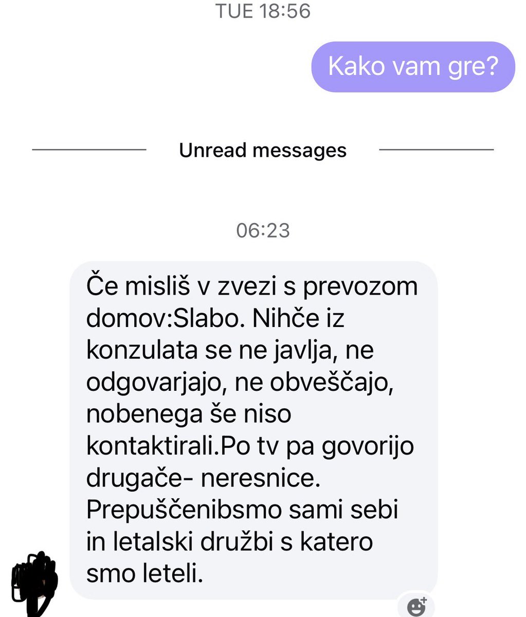 Po včerajšnjih zagotovilih vlade, kaj vse dela za naše sodržavljane v Dubaju, sem upal na najboljše. Izvedel pa tole: