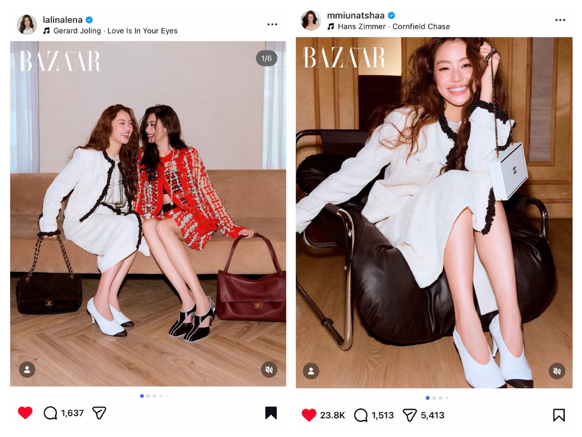 โพสแรกของน้องๆ มาแล้ว ทุกคนลุย 🔥
🎯 EMV Target Main Focus: IG ของลีน่าหมิว

🎯 IG POST TARGET
❤️200K Likes
💬20K Comments
🔁200K Shares
🔖20K Reposts

เพราะทุก Engagement ของทุกคนมีความหมายมาก ๆ มาสู้ไปด้วยกัน

#CHANELFallWinter
#ChanelShow
#LenaMiu
#LalinaLena
#MiuNatsha
#PFW