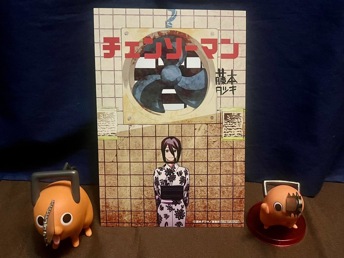 第3回チェンソーマン キャラクター人気投票賞品 藤本タツキ先生 複製