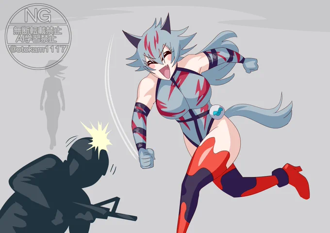 大暴れ #キュアライダー #ライダー少女