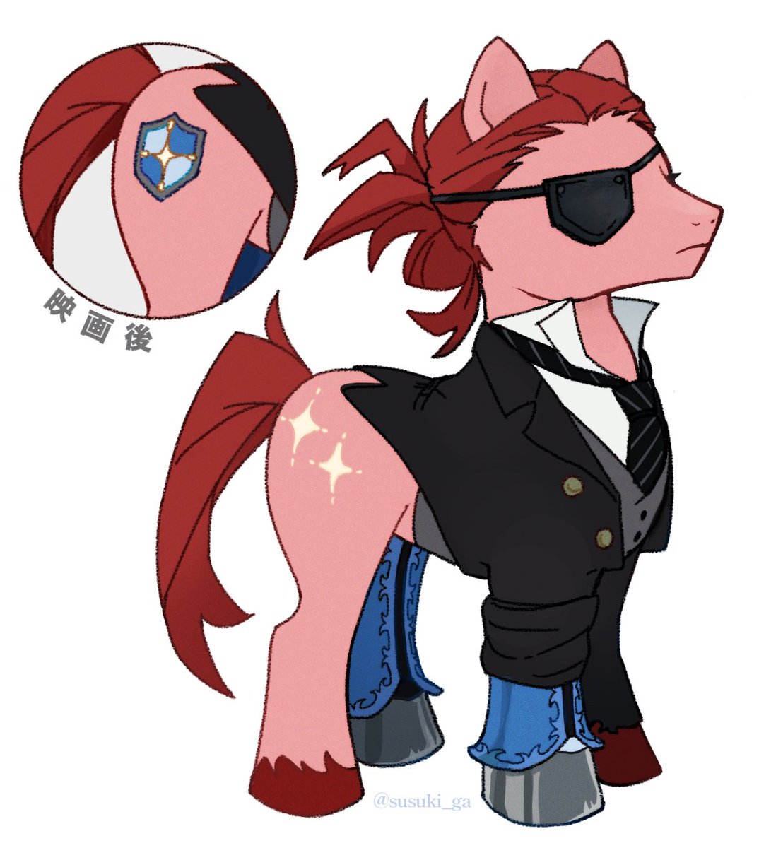susuki_ga's tweet photo. 🦾🌹MLPパロ https://t.co/x0hzqCmcZq