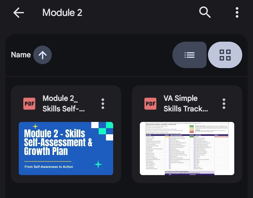 Todays class <a href="/TechSphereAcad/">Tech Sphere Academy</a> was simple but powerful — organizing our files in Google Drive.

It taught me that organization isn’t just about folders. It’s about structure, clarity, and professionalism.

As a Virtual Assistant, how you manage files reflects how you manage clients
