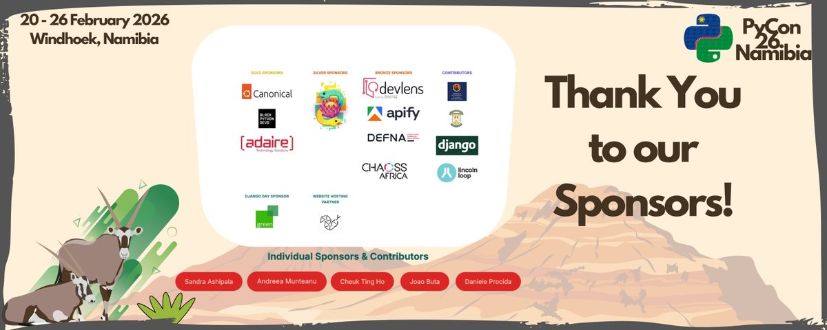 PyCon Namibia tweet media