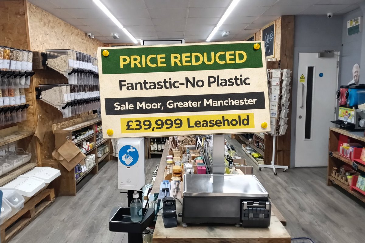 AJFCommercial's tweet photo. ⬇️ PRICE REDUCED ⬇️
⭐️ Fantastic-No Plastic ⭐️
📍Sale Moor📍
💷 £39,999 Leasehold 💷
📲 01204 325101 📲
📧 enquiries@ajfcommercial.co.uk 📧
#pricereduction #foodstore #salemoor #greatermanchester #kingof https://t.co/9jeJQlMdNF