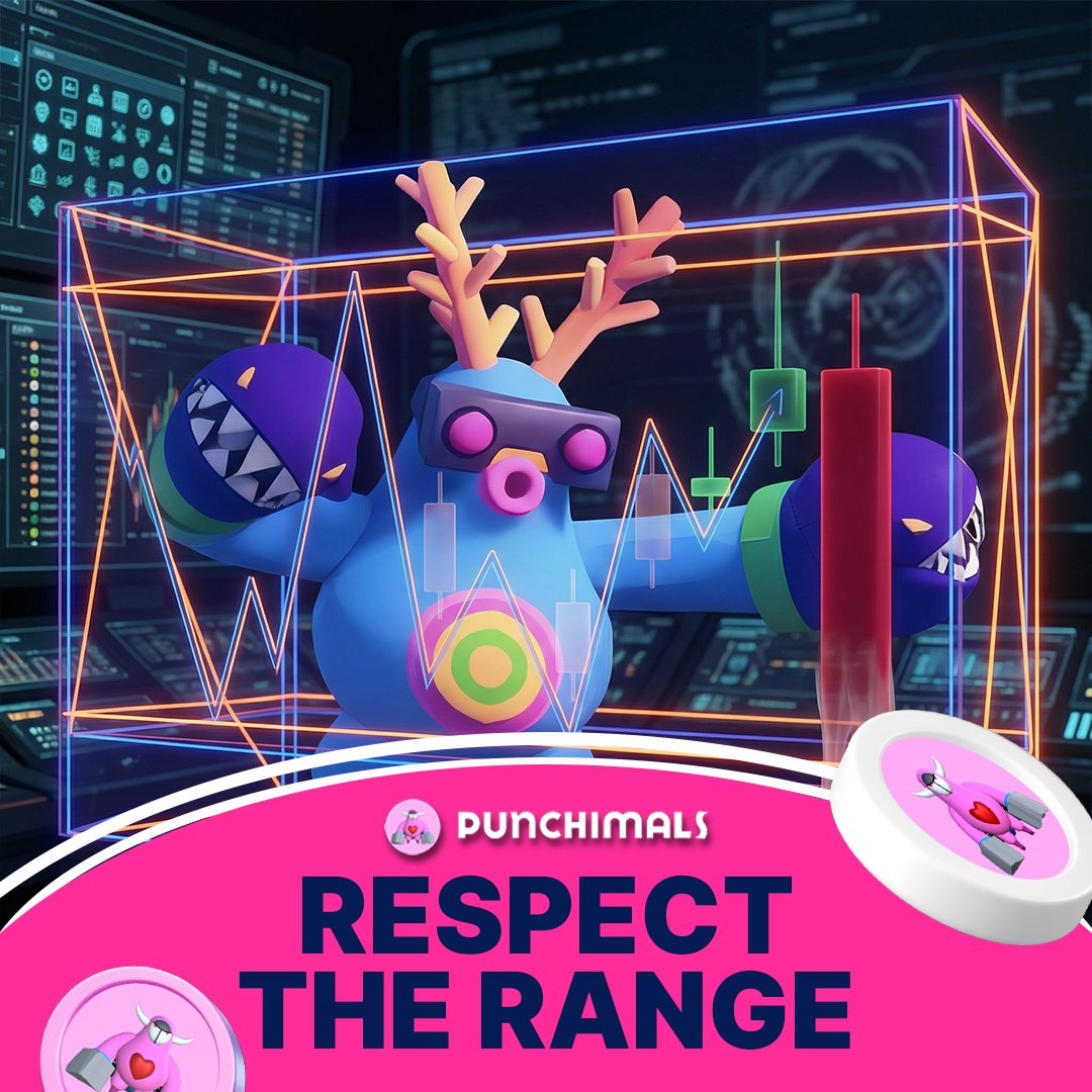 punchimals's tweet photo. Midweek reminder.
Not every chart wants to trend.
Some just want to trap traders.
Respect the range.
Wait for the break.
Trade the reaction.

Trade $PUNCHI 👉 https://t.co/X7dphbmjgr

#Punchimals #WednesdayWisdom #RangeTrading #MarketPatience #CryptoDiscipline #TradeSmart https://t.co/TT4Ma1MdFo