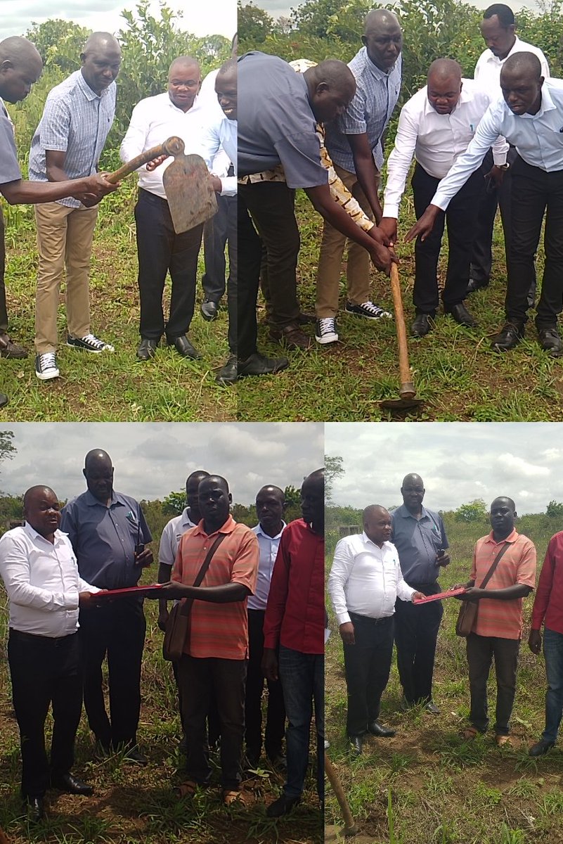 SorotiDLG's tweet photo. The Office of the RDC, together with the LCV and CAO, today launched construction of a 2-stance drainable pit latrine and rehabilitation of a 1.5km community access road in Arapai Sub-county.
Political and technical leaders pledged close supervision to ensure timely completion. https://t.co/CWxGL4KizR