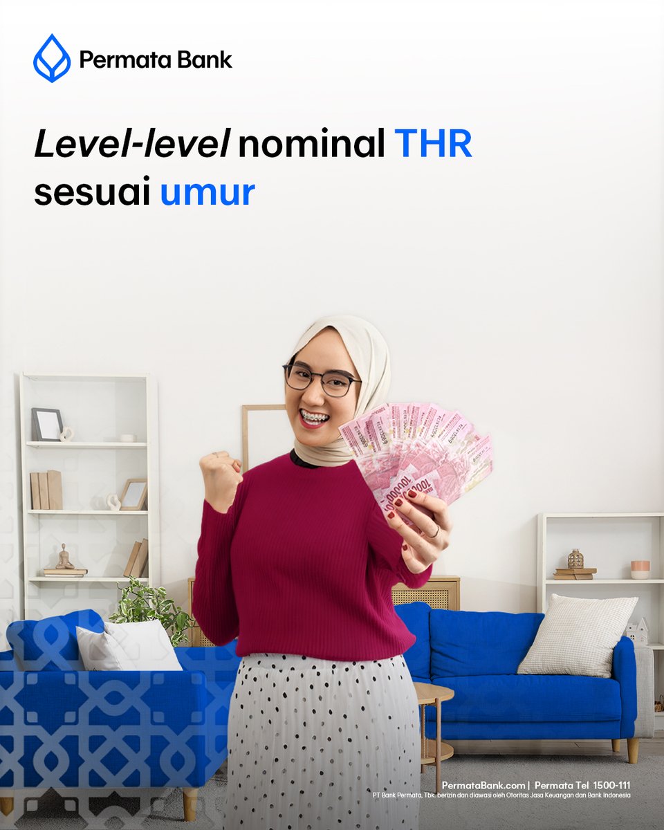 PermataBank's tweet photo. Ternyata yang berubah tiap tahun bukan cuma usia, tapi posisi kita di urusan ngasih THR. Sekarang kamu masih di posisi nerima, atau udah jadi sponsor? ๐ญ
๐ Tulis di kolom komentar yok!
#RayakanKebersamaan #PermataBank https://t.co/fdzw80fNaJ