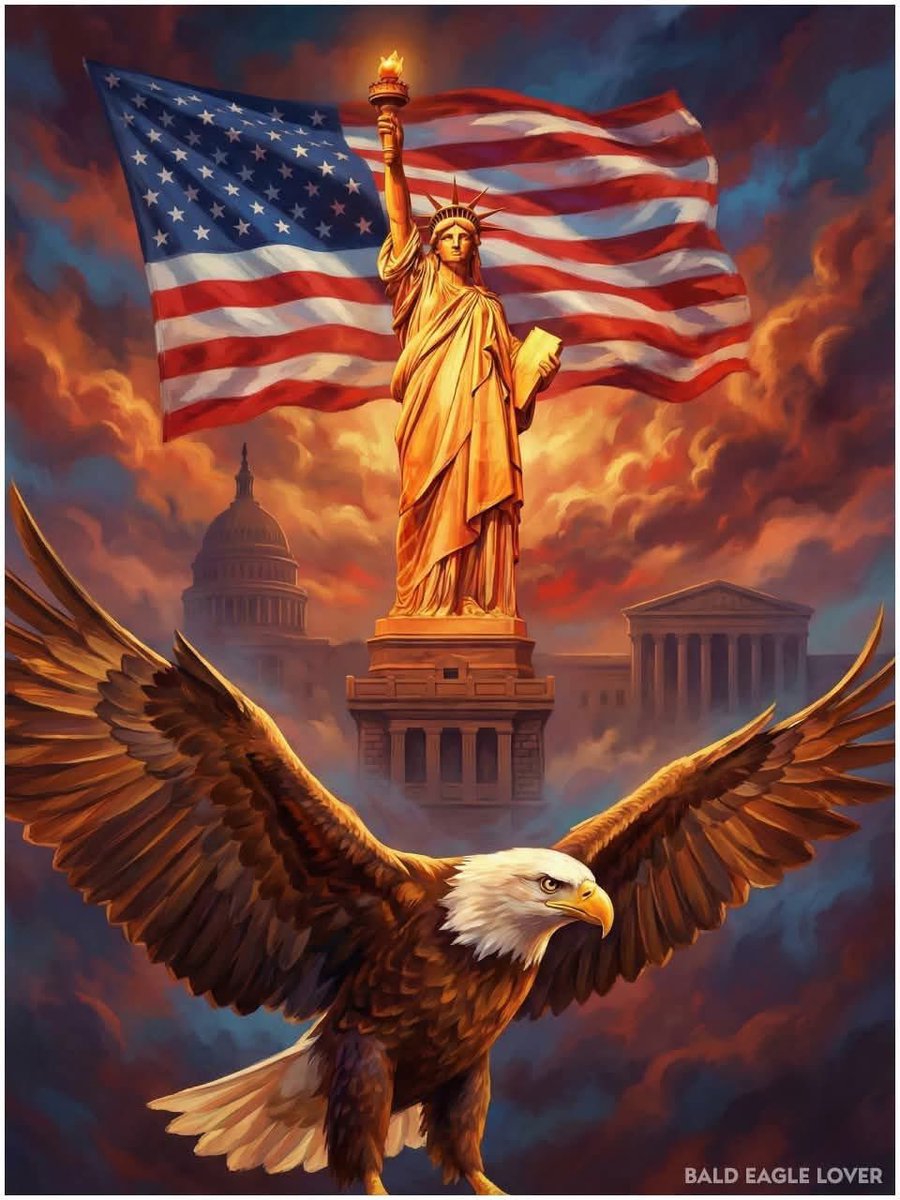 I Pledge Allegiance to the Flag Of The United States of America and to the Republic For Which It Stands, One Nation Under God, Indivisible, With Liberty and Justice for All. God Bless America! #OustTreasonousPoliticians #SecureOurBorder #PatriotsForUnity #MAGA #TRUMP✊🏼🩸🇺🇸🇺🇸🇺🇸