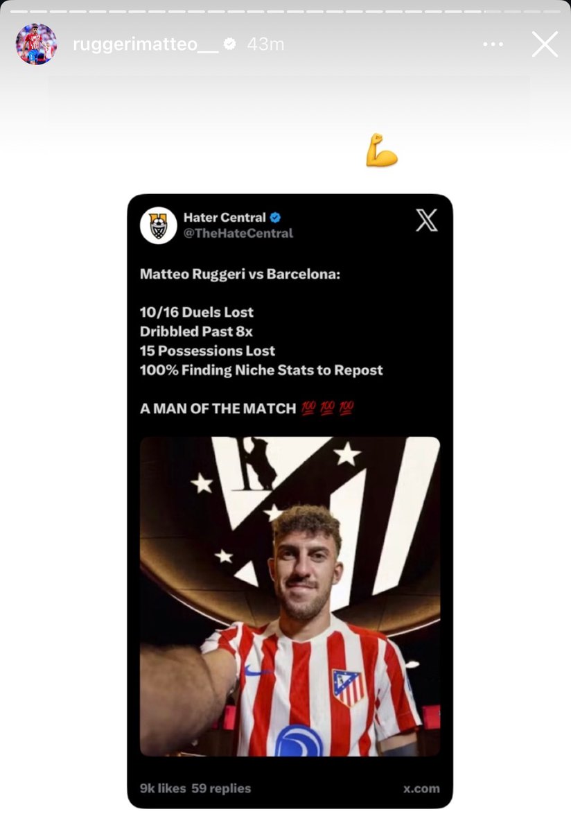 Poor Ruggeri thought that was a praise 😭