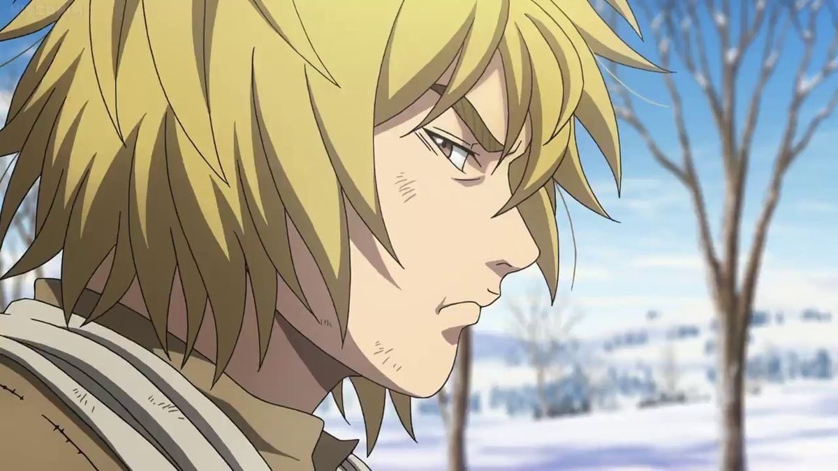grrlfinn's tweet photo. i am so maternal for prologue thorfinn oh my gkd seeing him in pain makes me cry so hard like i physically cannot watch the scene of him getting dragged away while he’s screaming it makes me so sad and thinking about it makes me SO sad. https://t.co/CaK1i031FV