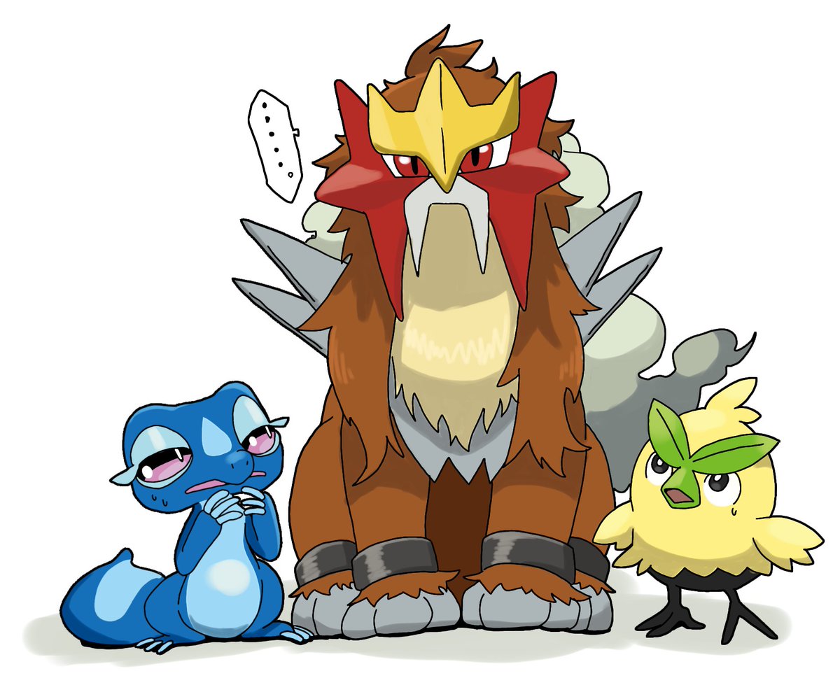 そこに3匹ポケモンがいるじゃろう？