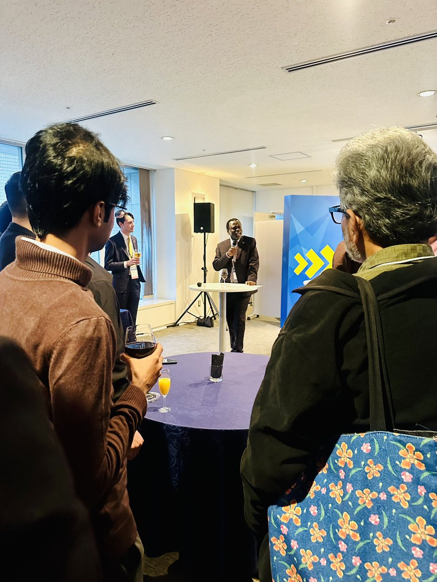 tmarwala's tweet photo. Address the reception of the Network for Education and Research on Peace and Sustainability (#NERPS) Conference at the United Nations University. I reflected on how research, education and technology can strengthen multilateralism and advance peace. #HiroshimaUniversity #unu https://t.co/D2ApF4gexw
