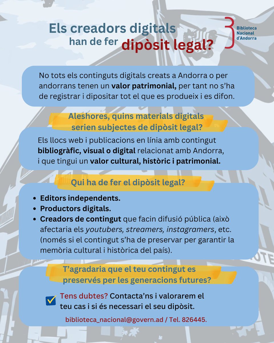 Biblioteca Nacional d'Andorra tweet media