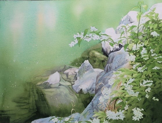 以前の絵アップ再開しました。 風光る・6号 I'm uploading older