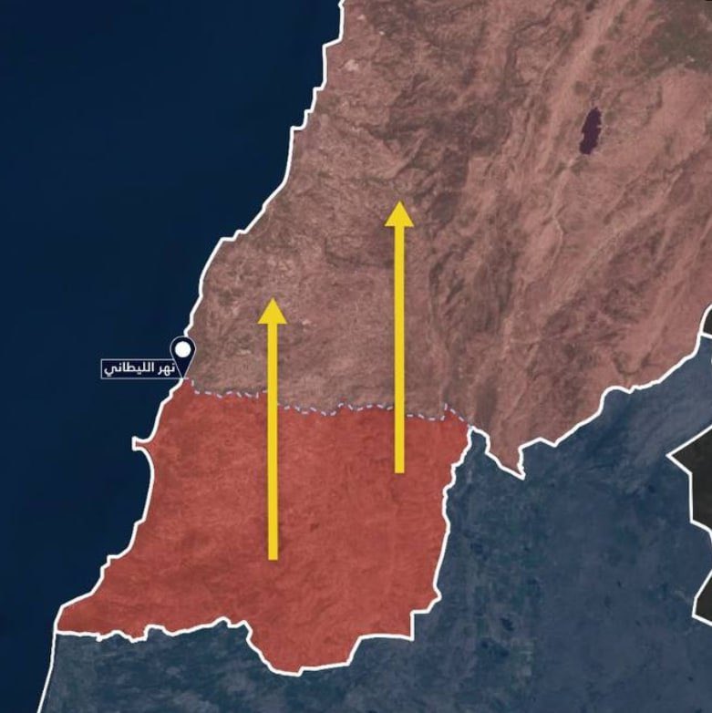Israel has issued evacuation orders for residents in southern #Lebanon, forcing them to move north of the Litani River !!

Israel is expelling 1 million Lebanese to occupy their land and destroy their homes