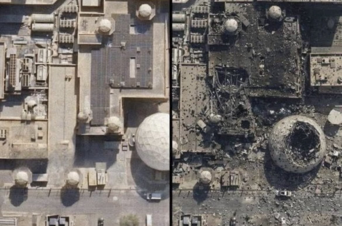 fogna_la's tweet photo. Caro ministro #Crosetto,
ove mai avesse esaurito le versioni su #Dubai, Le segnaliamo che un #ipersonico iraniano ha distrutto un radar #Usa in #Qatar da 1,1mld e che in #Italia, a #Niscemi, c’è il #Muos, sistema altrettanto complesso. E perciò a rischio. Veda un po’ lei…🤷♂️ https://t.co/YPwOxKXLMN