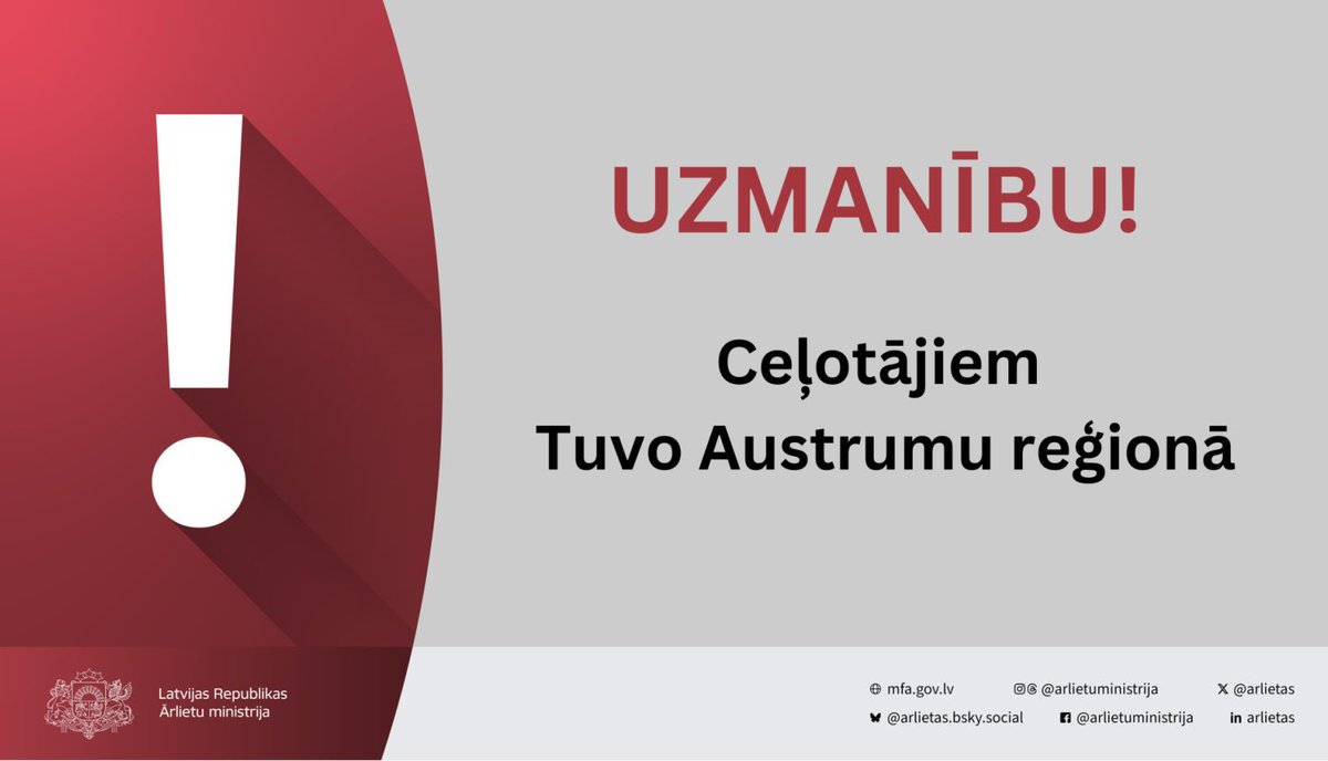 Ārlietu ministrija 🇱🇻 | #atbalstuUkrainu 🇺🇦 tweet media