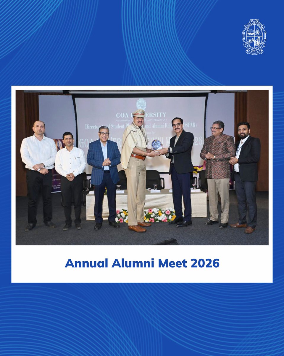 Goa University tweet media
