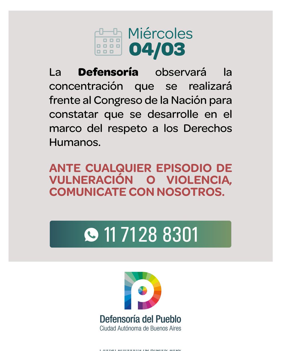 Defensoría del Pueblo CABA tweet media